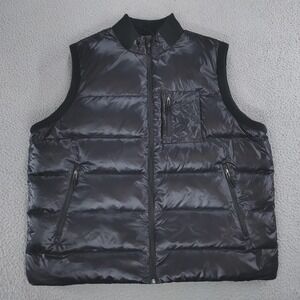 Jordan Vest Mens 3XL Black 550 Down Puffer Full Zip Quilted Outdoor 507963-010